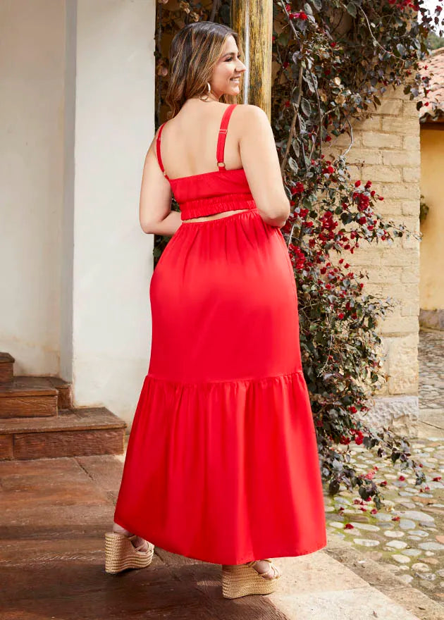 VESTIDO ELAIA ROJO