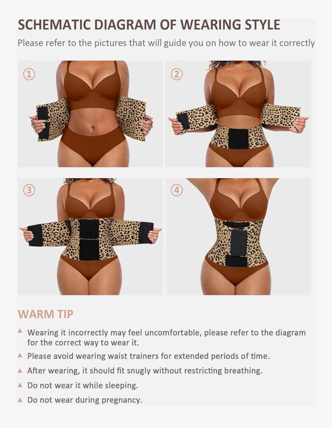 Cinturilla de entrenamiento.