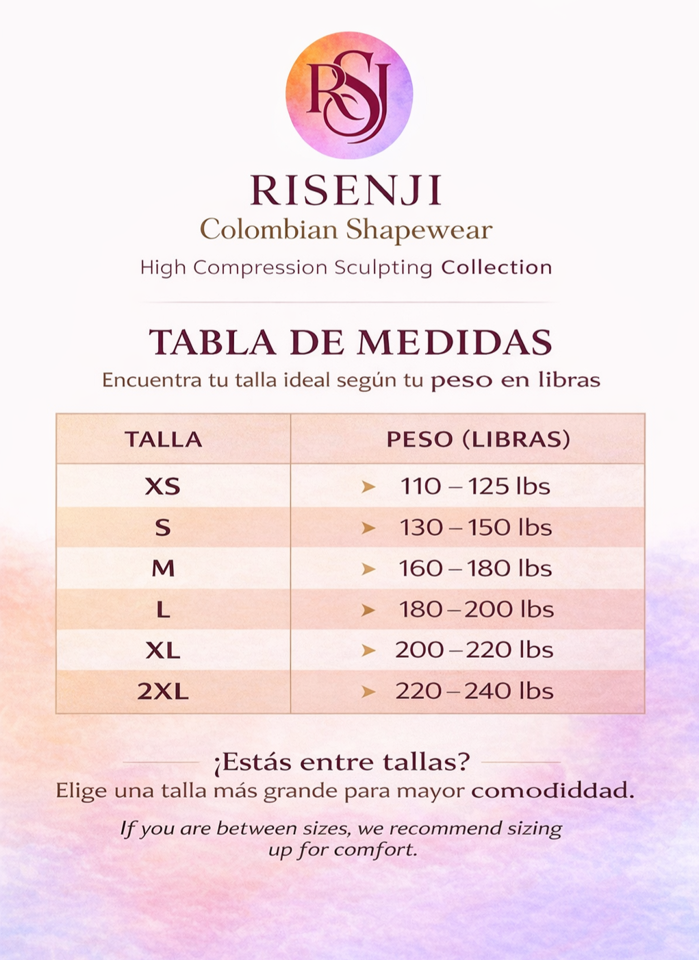 BAHAMAS Cocoa Reloj de Arena Alta Compresión Con Costura en el área de los glúteos.