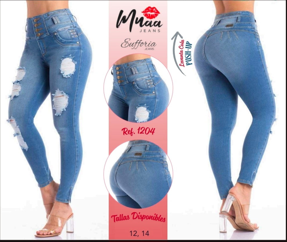 Muaa Jeans Levanta cola.