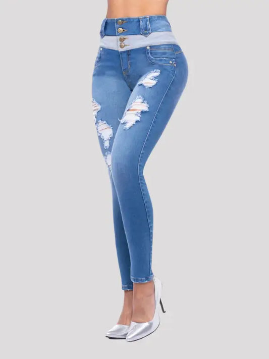 Muaa Jean 100% Colombiano 🇨🇴Ajuste y Realce.