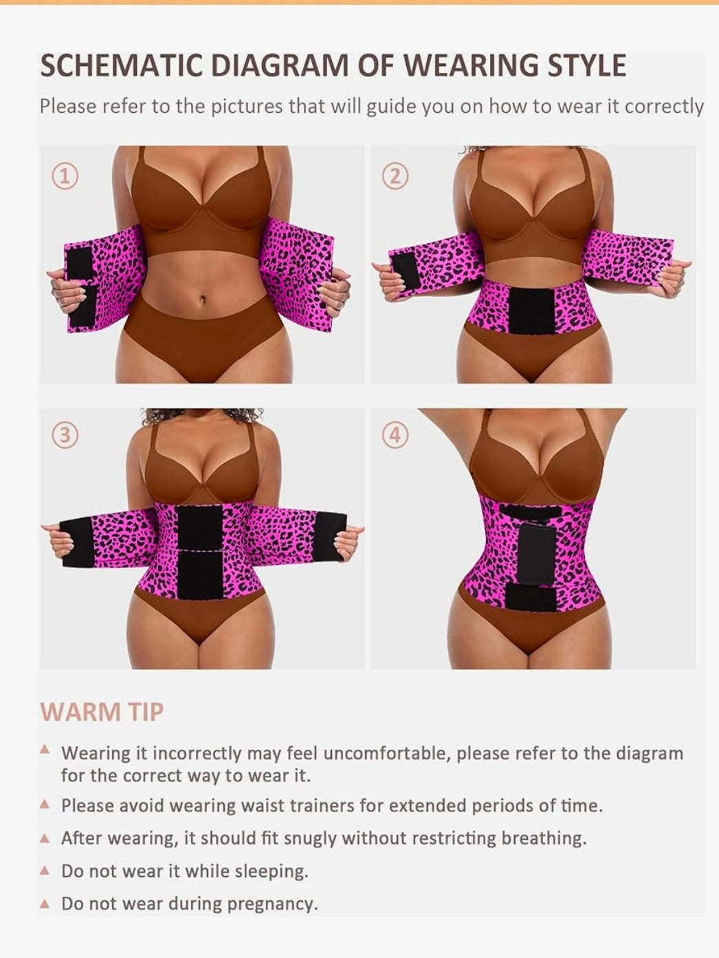 Cinturilla de entrenamiento.