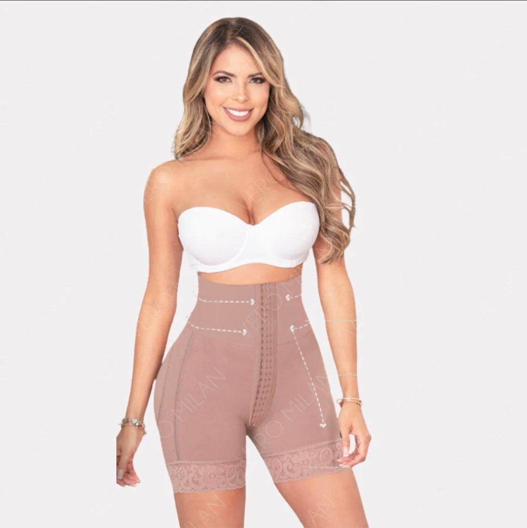 Short invisible moldeador sin costuras efecto Push-Up, Cintura alta.