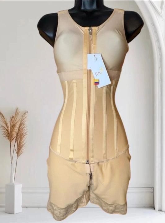 Faja Levantacola post-operatoria/Liposuccion,Reloj de Arena Renovada con brasier